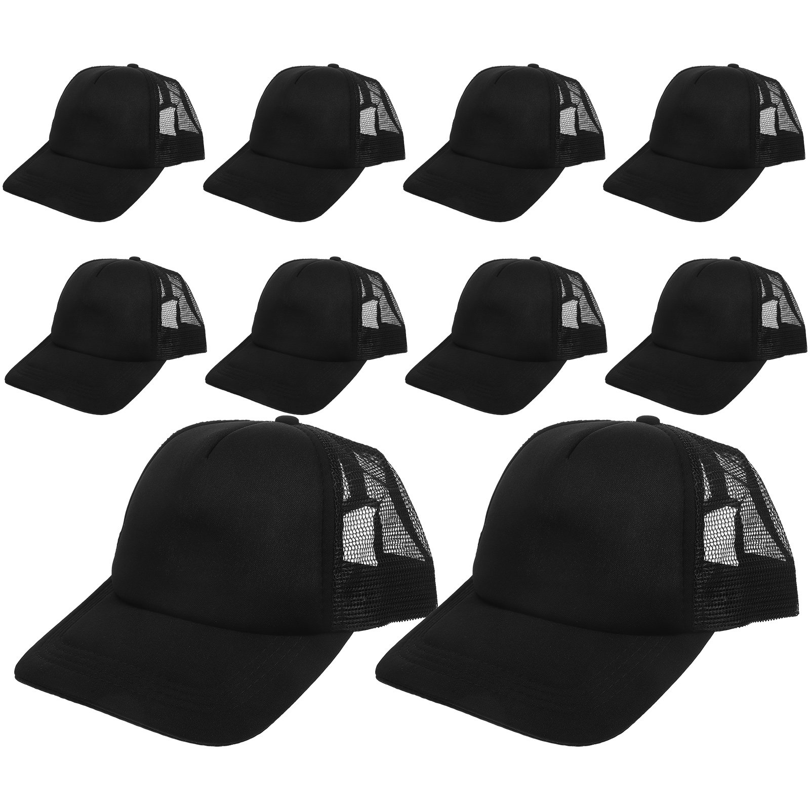 Hat Sublimation Blank - 10Pcs Blank Baseball Caps Mesh Sublimation