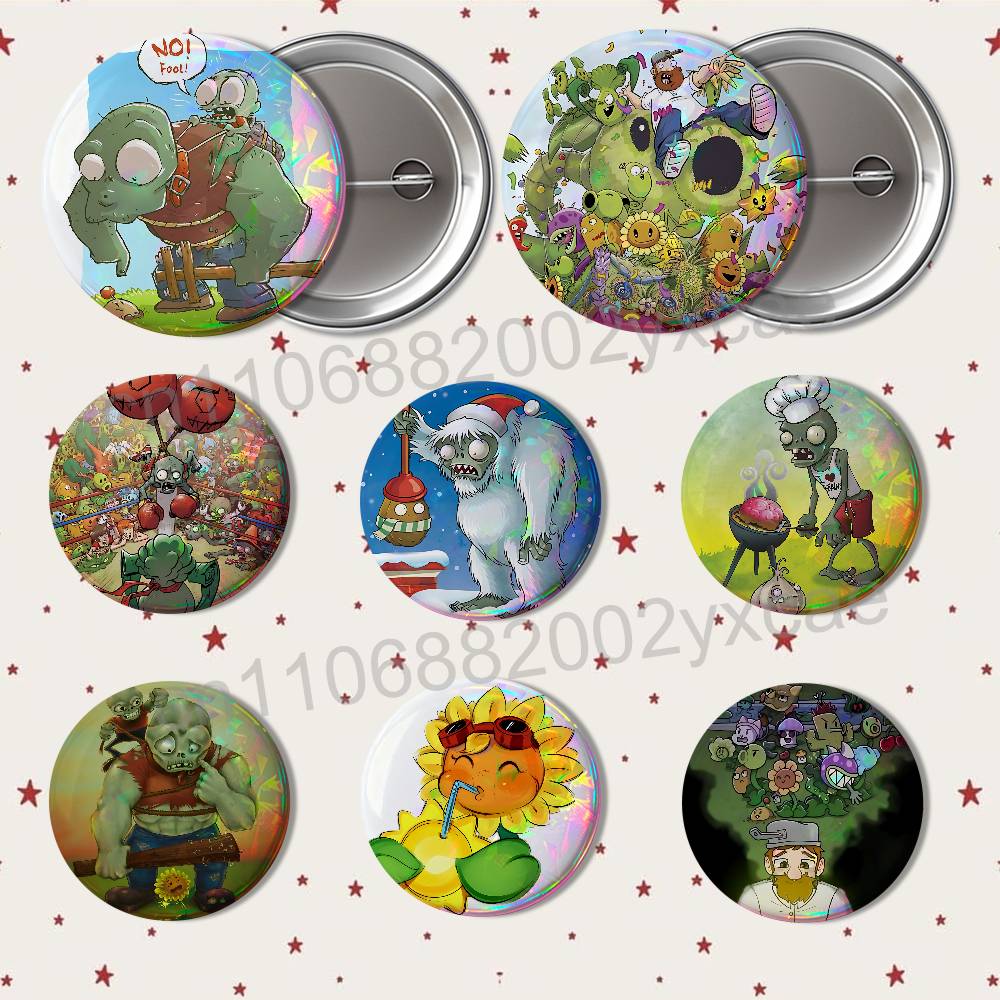 Button Badge Blank - Vegetables and fruits game PVZ Badges