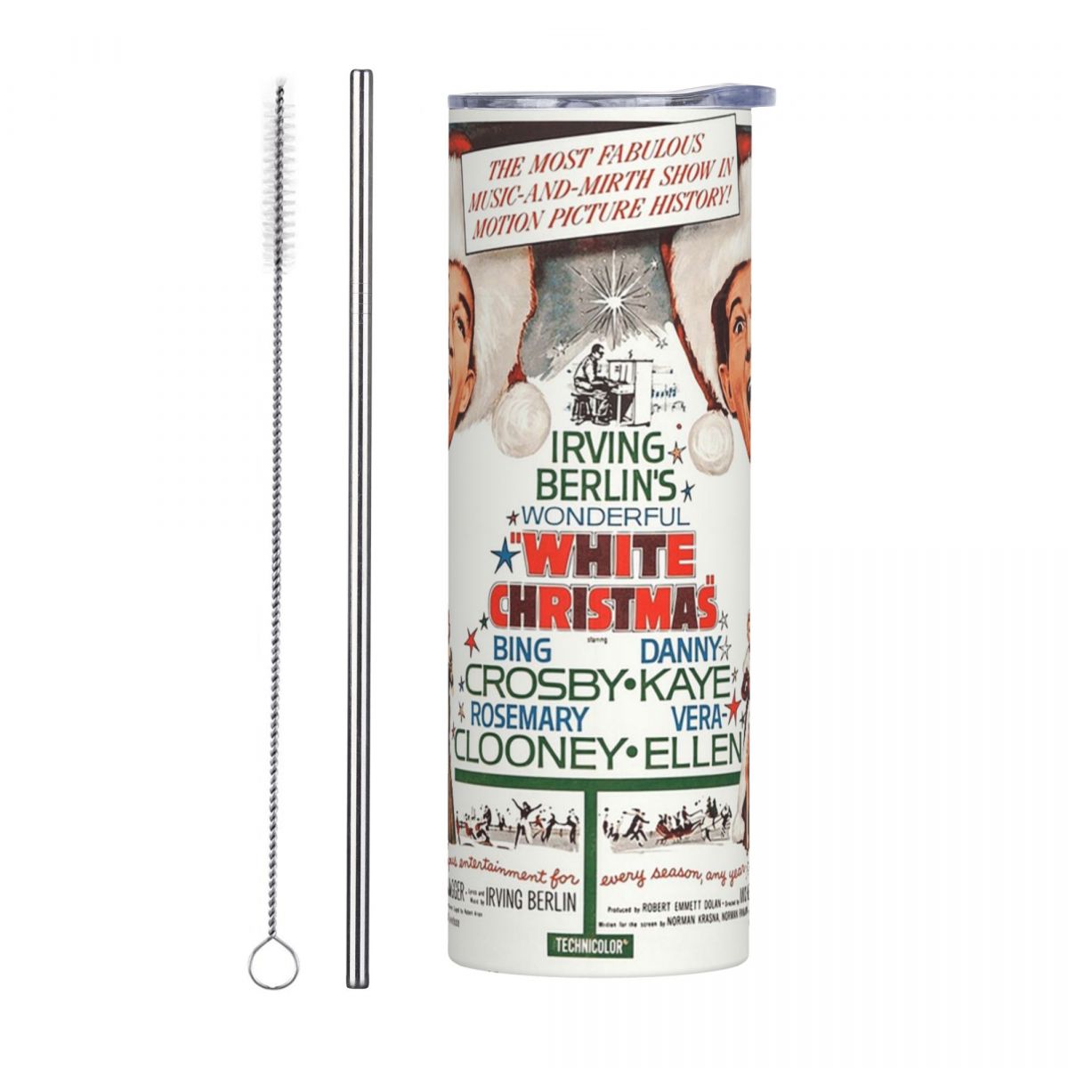 White Christmas - Bing Crosby, - Tumbler 20Oz White 评论和价格