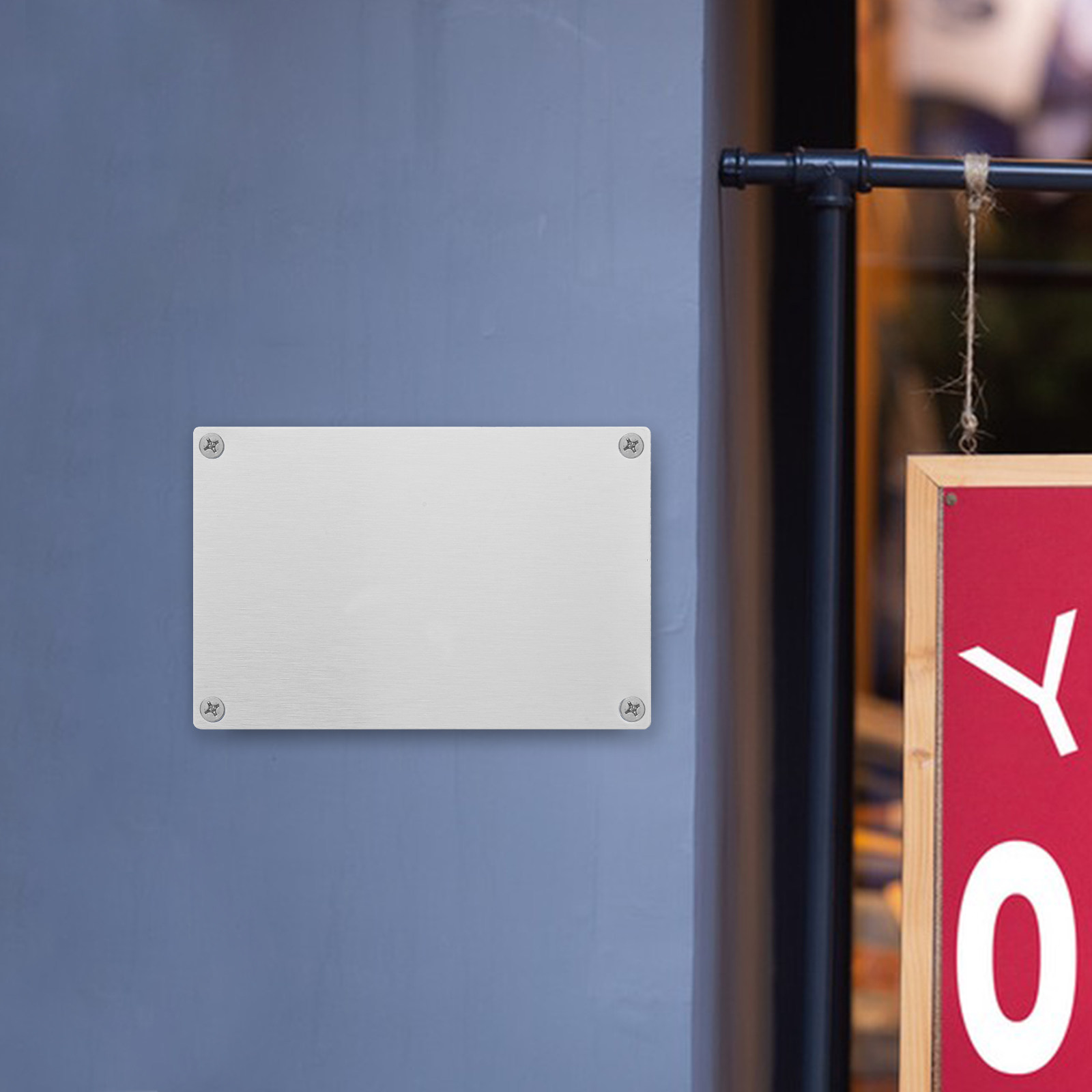 5Pcs Stainless Steel Outdoor B - Yard Sign Blank 评论和价格
