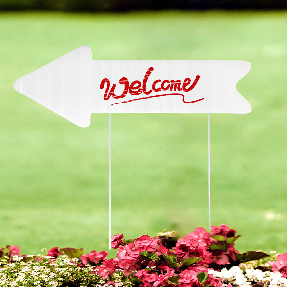 2Pcs Blank Yard Sign Corrugate - Yard Sign Blank 评论和价格