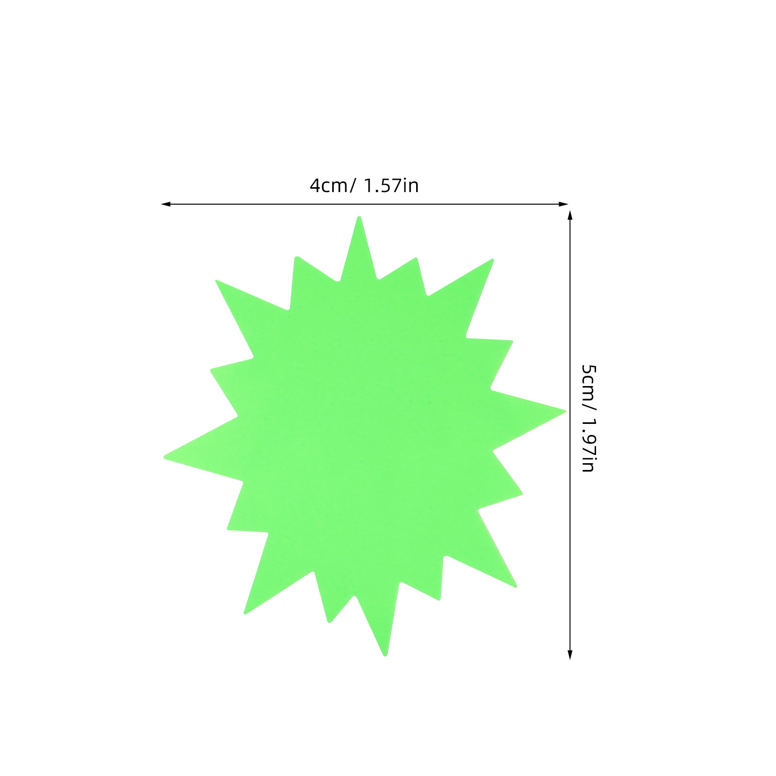 200Pcs Vibrant Fluorescent Bur - Yard Sign Blank 评论和价格