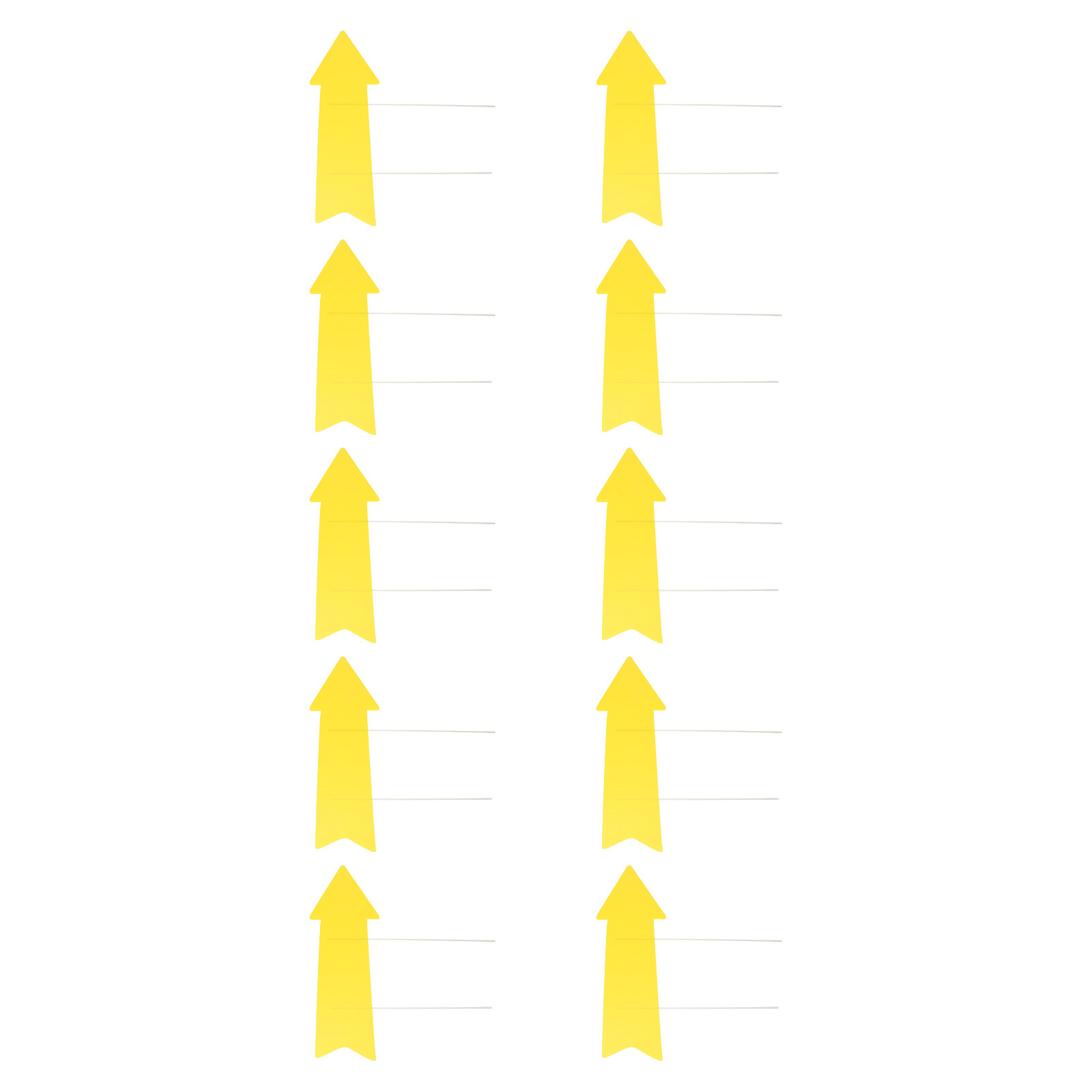 10Pcs Blank Yellow Arrow Yard  - Yard Sign Blank 评论和价格