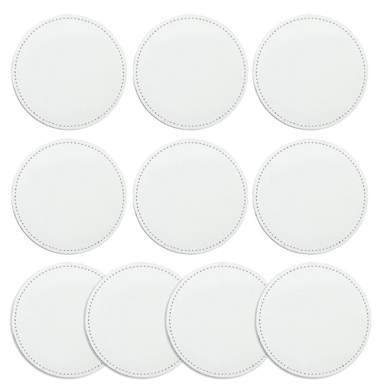 E8BD 10 Pieces Blank Leather H - Hat Sublimation Blank 评论和价格