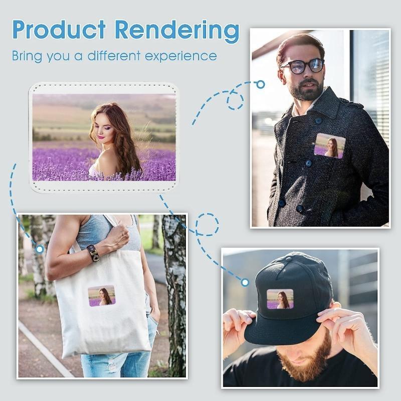 E8BD 10 Pieces Blank Leather H - Hat Sublimation Blank 评论和价格