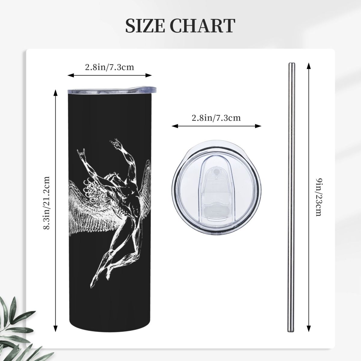 Icarus Throws The Horns - Whit - Tumbler 20Oz White 评论和价格