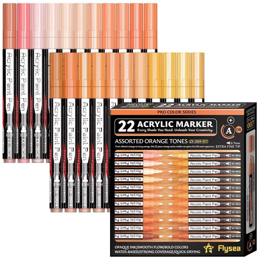 22pcs 0.7mm Extra Fine Tip Acr - Copic Marker Classic 评论和价格