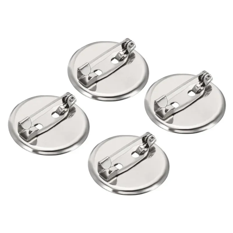 100pcs 15mm/20mm/30mm Silver B - Button Badge Blank 评论和价格